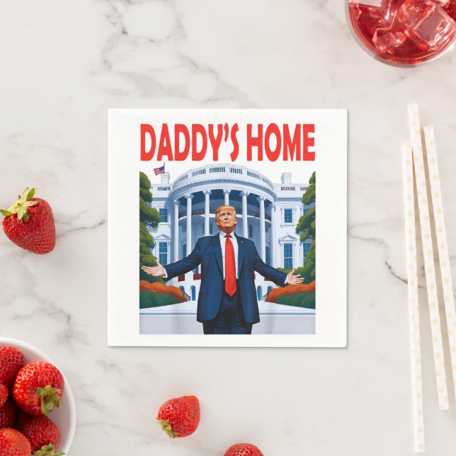 Trump Daddys Home Pappersservett (Insitu)