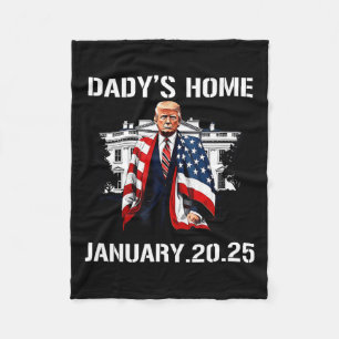 Trump Daddys Home White House 2024 2 Fleecefilt