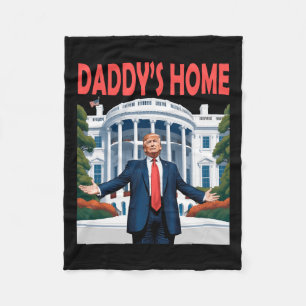 Trump Daddys Home White House Fleecefilt