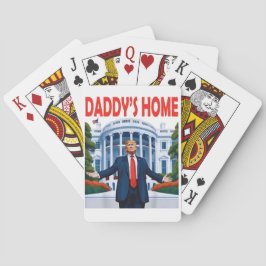 Trump Daddys Home White House Gift Casinokort