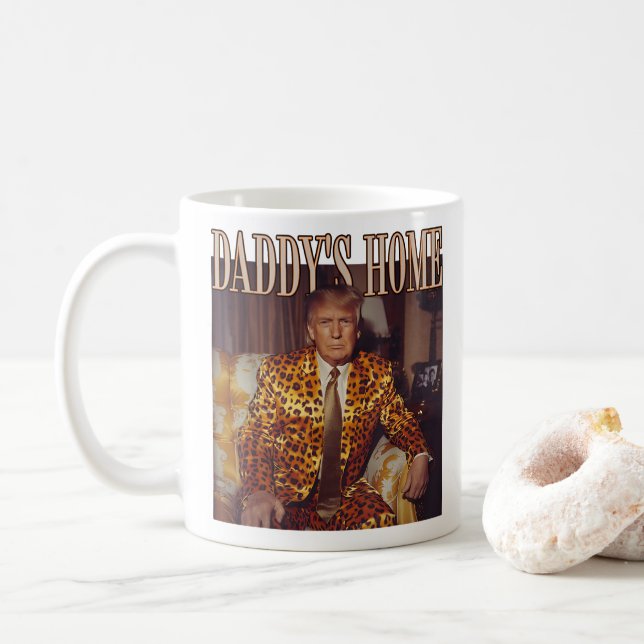 Trump Daddys Home White House | Trump Gift Kaffemugg (Med munk)