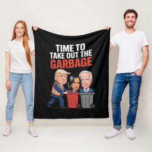 Trump Dags Att Ta Ut Soporna Fleecefilt