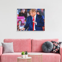 Trump Dance Funny Canvastryck