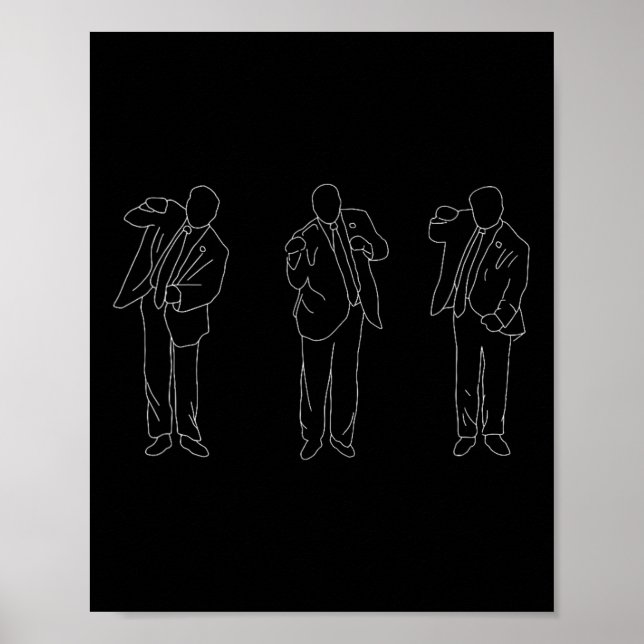 Trump Dance Funny Poster (Framsidan)