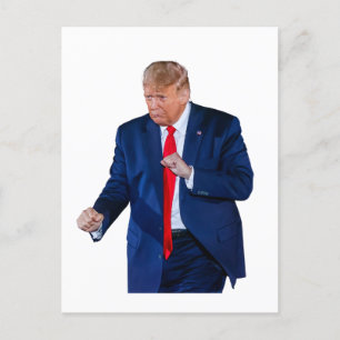 Trump Dance Funny Vykort