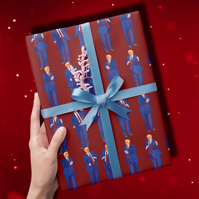 Trump Dance | Lycklig Trump Dancing Gift Presentpapper (Skapare uppladdad)