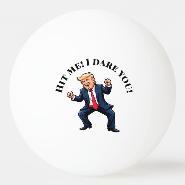 Trump Dance Personalize Pingisboll (Framsidan)