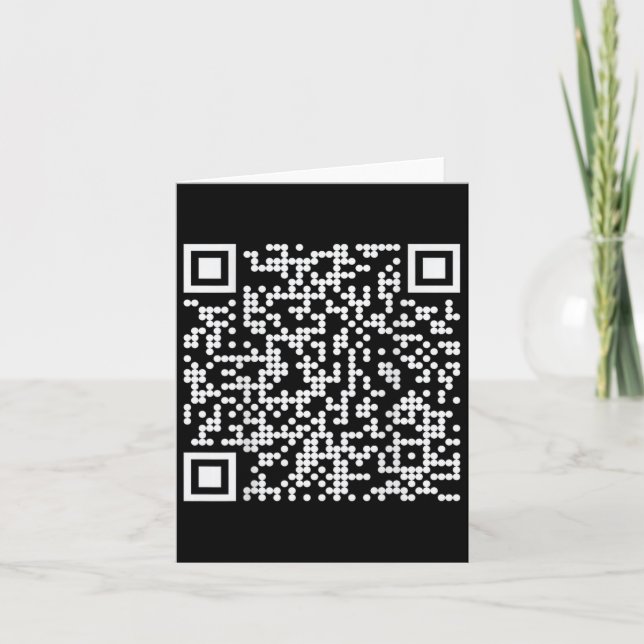 Trump Dance Qr Funny 45 47 President Dance Code (o Kort (Framsida)