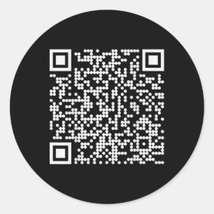 Trump Dance Qr Funny 45 47 President Dance Code (o Runt Klistermärke