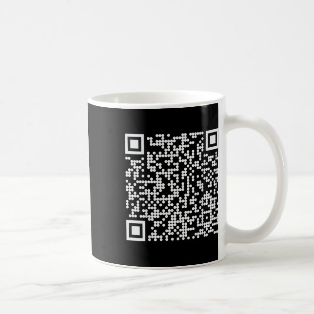 Trump Dance Qr Funny President Dance Code (på baks Kaffemugg (Höger)