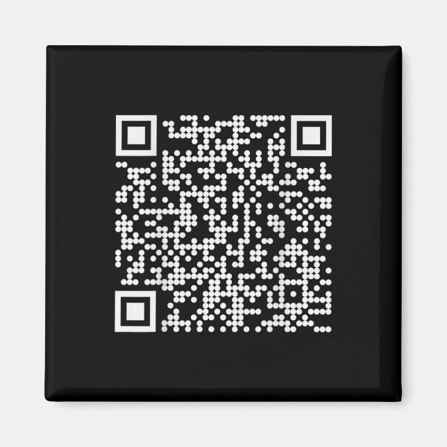 Trump Dance Qr Funny President Dance Code (på baks Magnet (Framsidan)
