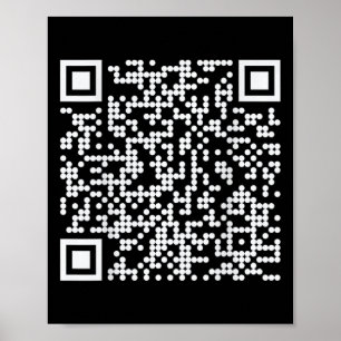Trump Dance Qr Funny President Dance Code (på baks Poster