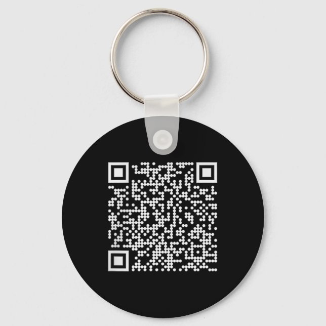 Trump Dance Qr Funny President Trump Dancing Code Nyckelring (Framsida)