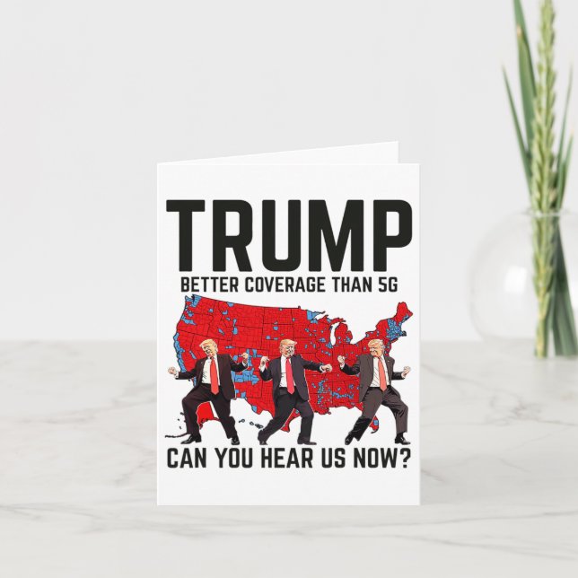 Trump Dance täcker mer än 5 g kan du höra U Kort (Framsida)