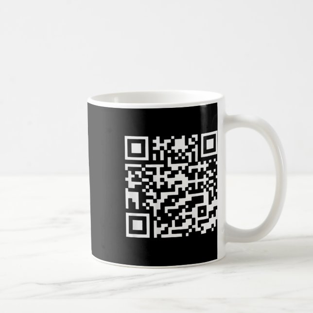 Trump Dance Troll Qr Funny President Trump Dance C Kaffemugg (Höger)