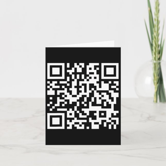 Trump Dance Troll Qr Funny President Trump Dance C Kort (Framsida)