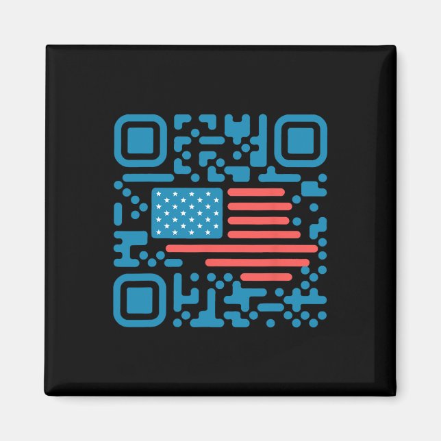 Trump Dance Troll Qr Funny President Trump Dance C Magnet (Framsidan)