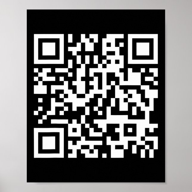 Trump Dance Troll Qr Funny President Trump Dance C Poster (Framsidan)