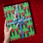 Trump Dance | Trump Santa Hat Claus Dance Presentpapper<br><div class="desc">Lustigt med jultomtetid.</div>