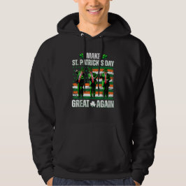 Trump Dancing Gör St. Patricks dag Underbar igen Hoodie