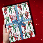 Trump Dancing | Trump Santa Hat Dance jul Presentpapper<br><div class="desc">Funny Donald Trump Santa Hat Dance Gift Wrap</div>