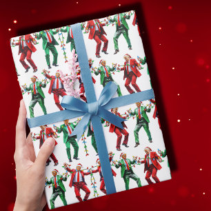 Trump Dancing Trump Santa Hat Dance jul Presentpapper