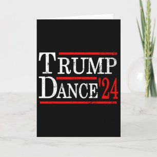 Trump Dans 2024 Trump Vance Rolig Republikan Parti Kort