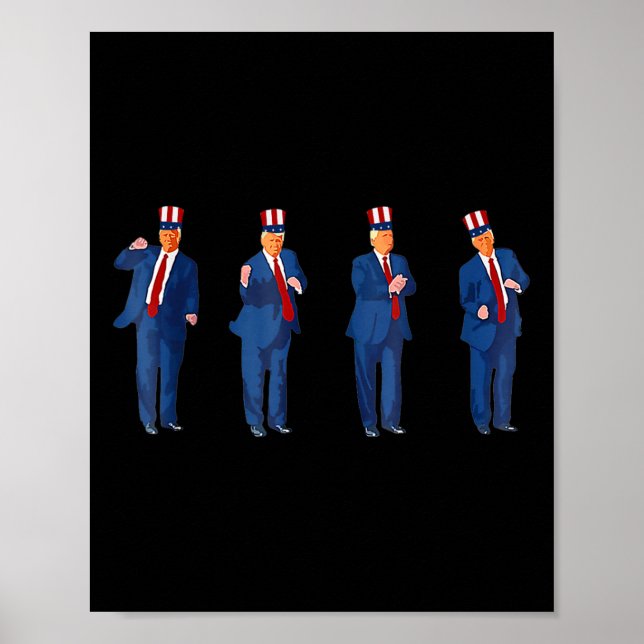 Trump Dans 4:e Juli Trump 2025 _1  Poster (Framsidan)