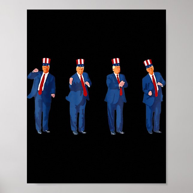 Trump Dans 4:e Juli Trump 2025 _1  Poster (Framsidan)
