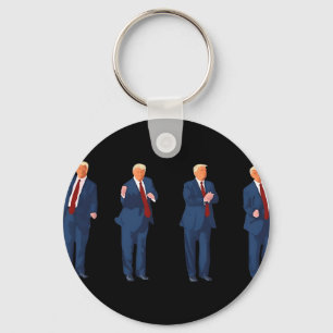 Trump Dans 4:e Juli Trump 2025 Nyckelring