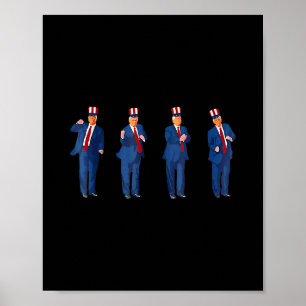 Trump Dans 4:e Juli Trump 2025 Poster