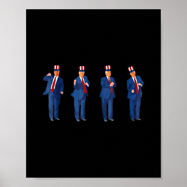 Trump Dans 4:e Juli Trump 2025  Poster (Framsidan)