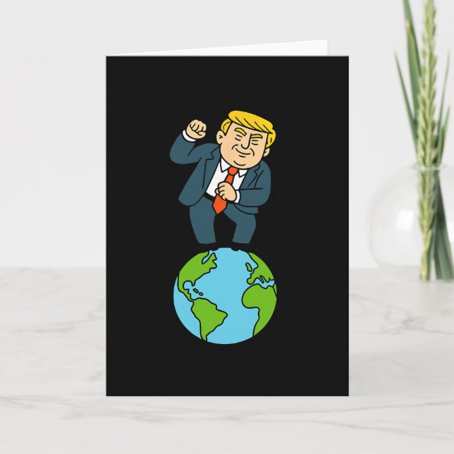 Trump Dansar Roligt Säger  Kort (Framsida)