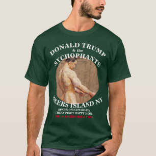 TRUMP & DE SMICKFLICKANDE RIKERS ISLANDNY T SHIRT