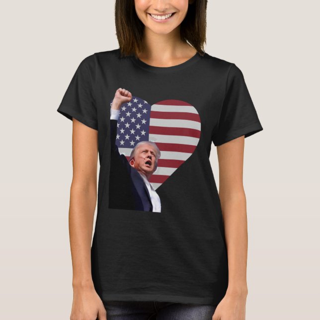 Trump Defiant T Shirt (Framsida)