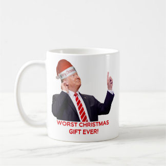 Trump, den värsta julklappen någonsin! kaffemugg