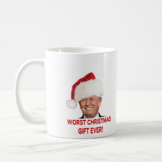 Trump, den värsta julklappen någonsin! kaffemugg