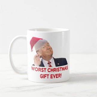Trump, den värsta julklappen någonsin! kaffemugg