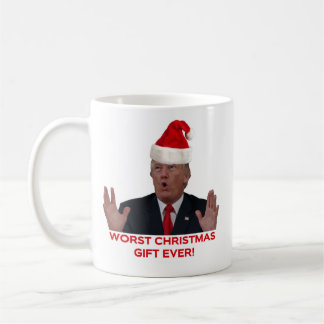 Trump, den värsta julklappen någonsin! kaffemugg
