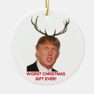 Trump, den värsta julklappen någonsin! Ornament