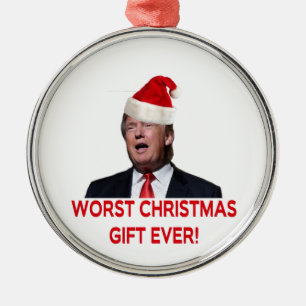 Trump, den värsta julklappen någonsin! Ornament