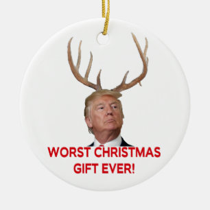 Trump, den värsta julklappen någonsin! Ornament