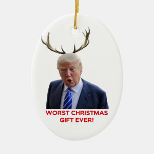 Trump, den värsta julklappen någonsin! Ornament
