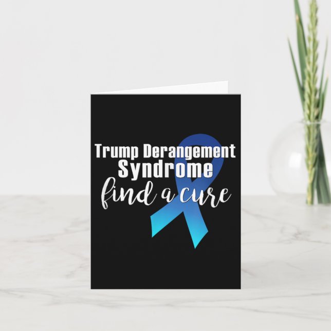 Trump Derangement Syndrome Hitta ett rent underver Kort (Framsida)