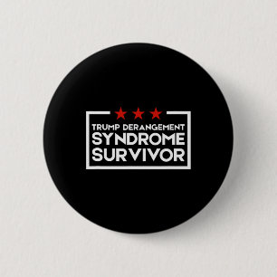Trump Derangement Syndrome Överlevare 3 Knapp