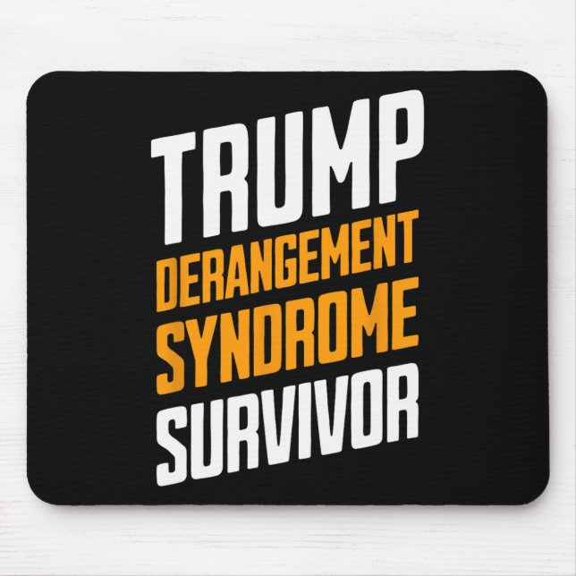 Trump Derangement Syndrome Överlevare 3  Musmatta (Framsidan)