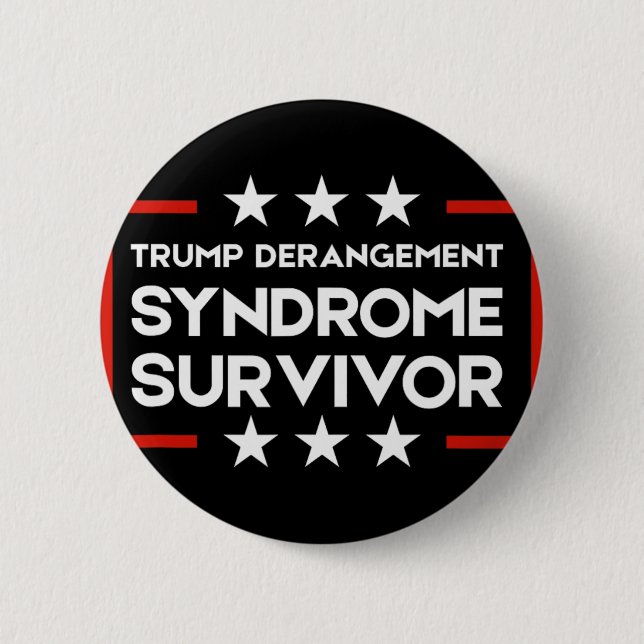 Trump Derangement Syndrome Överlevare  Knapp (Framsida)
