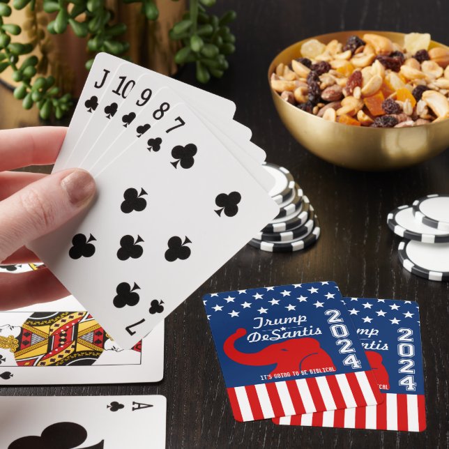 TRUMP DESANTIS 2024 BIBLISK CASINOKORT (På plats)