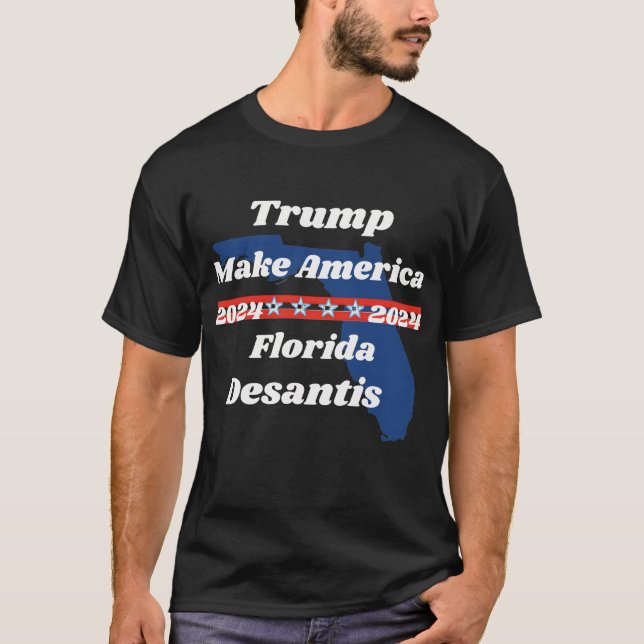 Trump, Desantis, T-Shirt (Framsida)