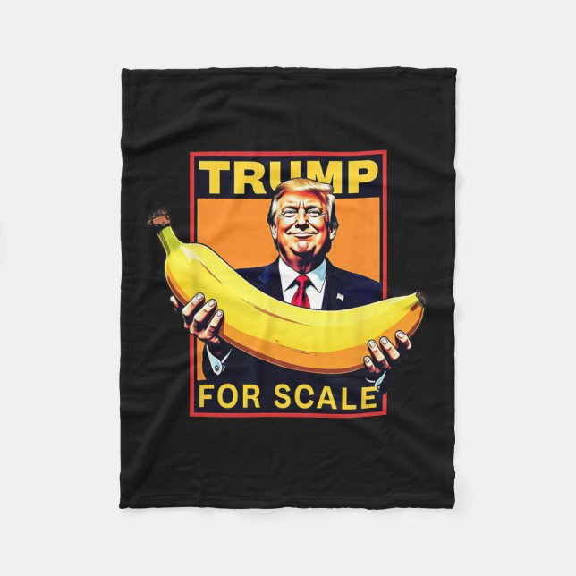 Trump Dess Banana (för ) Starship Funny 2 Fleecefilt (Framsidan)